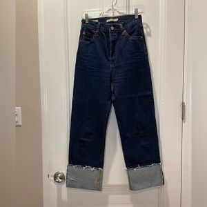 Levi’s Ribcage Straight Ankle Selvedge 26